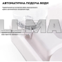 Миска для животных котов и собак Semi с автоматической поилкой 500 мл угловая White